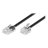 Goobay goobay Western cable - telefon/nätverkskabel - 3 m - svart