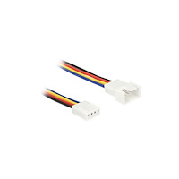 DeLOCK Delock - förlängningsströmkabel till fläkt - 4-stifts PWM till 4-stifts PWM - 50 cm