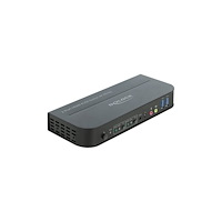 DeLOCK Delock HDMI KVM Switch 4K 60 Hz with USB 3.0 and Audio - omkopplare för tangentbord/video/mus/ljud/USB - 2 portar