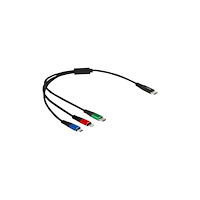 DeLOCK Delock 3 in 1 dedikerad laddningskabel - 30 cm