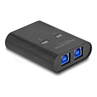 DeLOCK Delock - USB-brytare - 5 Gbps, 2 PC till 1 enhet - 2 portar