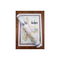 Historical Images Ltd Lichfield 1781 - Old Map Supplied Rolled in a Clear Two Part Screw Presentation Tube - Print Size 45cm x 32cm (häftad, e...