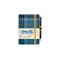 The Gresham Publishing Co. Ltd Waverley Blue Loch Tartan cloth mini notebook with pen (inbunden, eng)