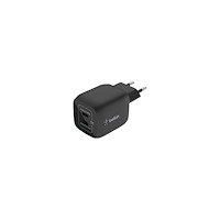 Belkin International Belkin BoostCharge Pro strömadapter - PPS- och GaN-teknik - 2 x USB-C - 45 Watt