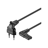 Goobay goobay NK 104 S - strömkabel - power IEC 60320 C7 till Eurokontakt - 5 m