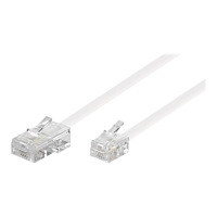 Goobay goobay telefonkabel - 3 m - vit