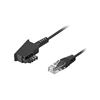 Goobay goobay telefonkabel - 1 m - svart