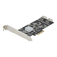 StarTech.com StarTech.com 8-ports SATA PCIe-kort - PCI Express 6 Gbps SATA Expansion-kortadapter med 4 värdkontroller - SATA PCIe-kon...