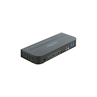 DeLOCK Delock DisplayPort 1.4 KVM Switch 8K 30 Hz with USB 3.0 and Audio - omkopplare för tangentbord/video/mus/ljud/USB - 2 po...