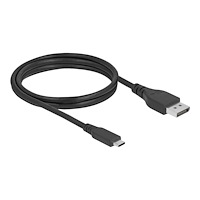 DeLOCK Delock - videoadapterkabel - 24 pin USB-C till DisplayPort - 1 m