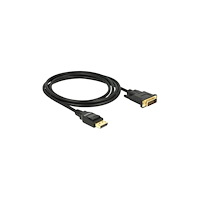 DeLOCK Delock - videoadapterkabel - DisplayPort till DVI-D - 2 m