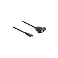 DeLOCK Delock - USB typ C-kabel - USB typ A till 24 pin USB-C - 1 m