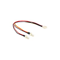 DeLOCK Delock - strömdelare för fläkt - 3 pin Molex till 3 pin Molex - 22 cm
