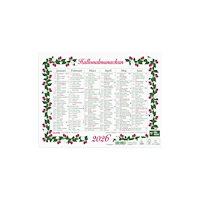 Burde Väggkalender Lilla Hallonalmanackan 2026