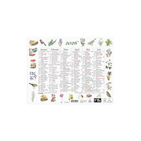 Burde Väggkalender Lilla Naturalmanackan 2026