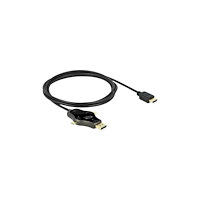DeLOCK Delock 3 in 1 videokort - Minivisningsport/visningsport/HDMI/USB - 1.75 m