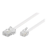Goobay goobay telefonkabel - 10 m - vit