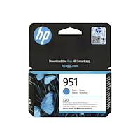 Hewlett-Packard HP 951 - cyan - original - bläckpatron