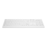 CHERRY Active Key AK-C8100F - tangentbord - tysk - vit Inmatningsenhet