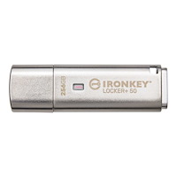 Kingston Technology Kingston IronKey Locker+ 50 - USB flash-enhet - 256 GB - TAA-kompatibel