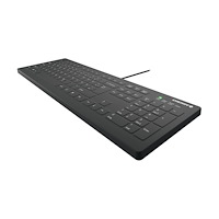 CHERRY Active Key AK-C8112 - tangentbord - desinficering via torkning, platt tangentprofil - 100% full size - QWERTZ - tysk - s...