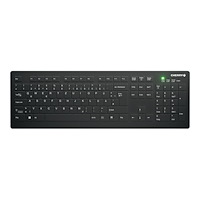 CHERRY Active Key AK-C8112 - tangentbord - desinficering via torkning, platt tangentprofil - QWERTZ - tysk - svart Inmatningsen...