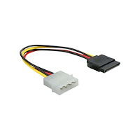 DeLOCK Delock - strömkabel - SATA-ström till 4 pin intern effekt - 15 cm