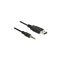 DeLOCK Delock Cable USB TTL male > 3.5 mm 4 pin stereo jack male 1.8 m (5 V) - seriell adapter - USB