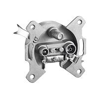 Goobay goobay 3-way antenna-wall-socket - antenna socket