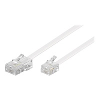 Goobay goobay telefonkabel - 6 m - vit