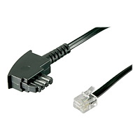 Goobay goobay telefonadapter - 10 m - svart