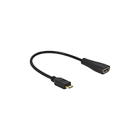DeLOCK Delock HDMI-kabel med Ethernet - 23 cm