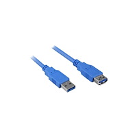 Sharkoon Sharkoon - USB-förlängningskabel - USB typ A till USB typ A - 3 m