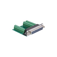 DeLOCK Delock - seriell adapter - DB-25 till 9-stifts terminalblock