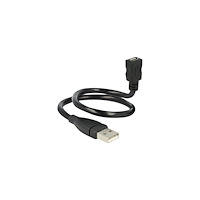 DeLOCK Delock ShapeCable - USB-förlängningskabel - mikro-USB typ B till USB - 35 cm