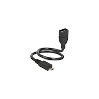 DeLOCK Delock OTG ShapeCable - USB-förlängningskabel - USB till mikro-USB typ B - 35 cm