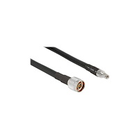 DeLOCK Delock CFD400 LLC400 low loss - antennkabel - 1 m - svart