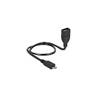 DeLOCK Delock OTG ShapeCable - USB-förlängningskabel - USB till mikro-USB typ B - 50 cm