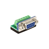 DeLOCK Delock - seriell adapter - 6-stifts terminalblock till DB-9