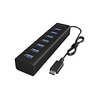 RaidSonic Technology ICY BOX IB-HUB1700-C3 - hubb - 7 portar