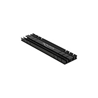 DeLOCK Delock Heatsink flat 100 mm for M.2 module black - kylfläns för halvledarenhet