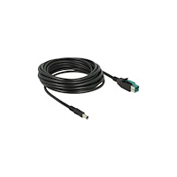 DeLOCK Delock - USB-kabel med egen strömförsörjning - USB PlusPower (12 V) till växelströmsuttag 2,1/5,5 mm - 5 m