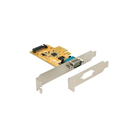 DeLOCK Delock PCI Express Card to 1 x Serial with voltage supply ESD protection - seriell adapter - PCIe 2.0 - RS-232 x 1