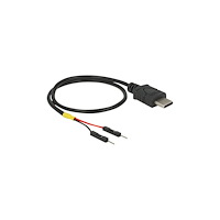DeLOCK Delock - USB-/strömkabel - 24 pin USB-C till 2-stifts USB-kontakt - 30 cm