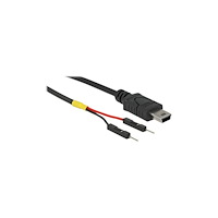 DeLOCK Delock - USB-/strömkabel - mini-USB typ B till 2-stifts USB-kontakt - 10 cm