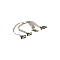 DeLOCK Delock MiniPCIe I/O PCIe full size 2 x Serial RS-232 + 1 x Parallel - parallellt/seriellt kort - PCIe 2.0 Mini Card - RS...