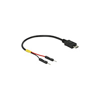 DeLOCK Delock - USB-/strömkabel - mikro-USB typ B till 2-stifts USB-kontakt - 10 cm
