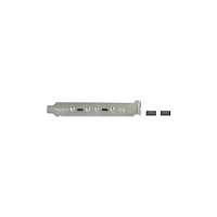 DeLOCK Delock Slot bracket - USB-panel - 20-stift USB 3.1-överdel till USB-C - 50 cm
