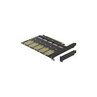 DeLOCK Delock PCI Express x16 Card to 5 x internal M.2 Key B / SATA - kontrollerkort - M.2 Card - PCIe 3.0 x16