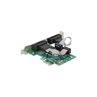 DeLOCK Delock PCI Express Card to 2 x Serial RS-232 - seriell adapter - PCIe 1.1 - RS-232 x 2